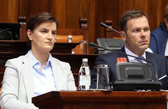 Ana Brnabić i Siniša Mali