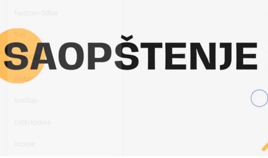 saopštenje